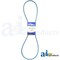 A & I Products Aramid Blue V-Belt (1/2" X 61" ) 13" x4" x1" A-A59K - alternate 2